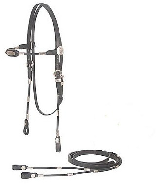 PFIFF Tan Shetty Western Bridle