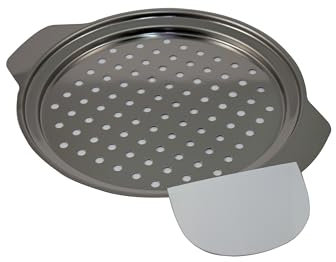 Weis 16035 Plat à spaetzle avec grattoir Acier Inoxydable Argent/Blanc 27,7 x 32,5 x 1,5 cm
