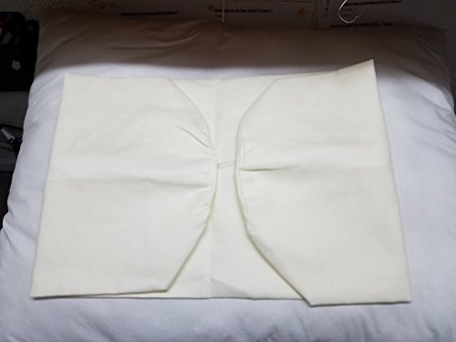 ReynosoHomeDecor 9x60 Inch White Cotton-Blend Zippered Bolster Cylindrical Pillow Cover