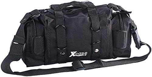 Xcase Kameratasche Bauchtasche: 3in1-Hüft- & Schulter-Tragetasche mit 4 Reißverschlussfächern (Umhängetaschen, Kamera Bauchtasche, Mini)