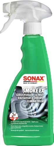 SONAX SmokeEx Elimina odori (500 ml) libera in modo affidabile e duraturo i tessuti da odori fastidiosi e sgradevoli | Art. Nr. 02922410