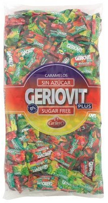 Caramelos Gajos Ácidos Sin Azúcar 1 Kg de Geriovit