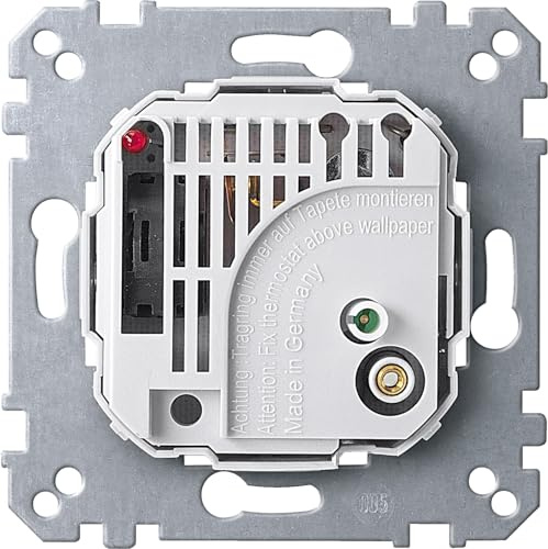 Schneider Electric Merten Raumtemperaturregler-Einsatz mit Schalter, Unterputz, für Heizung, AC 230V, Artikelnummer 536302