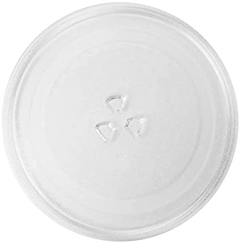 Spares2go Plateau Tournant universel en verre pour toutes les marques de four à micro-ondes (255 mm/Diamètre 25,4 cm)