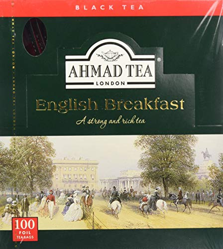 Ahmad Tea English Breakfast Black Tea – 100 Teabags (Sachets)