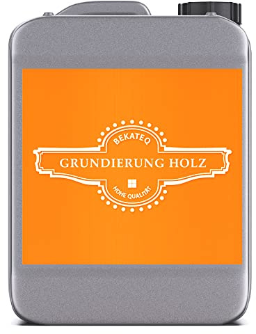 BEKATEQ Holzschutzgrundierung 2,5l farblos, Grundierung Holz, Haftgrund, Tiefengrund, Holzgrundierung - geruchsneutral, lösemittelfrei, atmungsaktiv LS-422