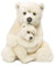 Universal Trends WWF16871 WWF Plüschkolletion World Wildlife Fund Eisbär Plüschtier, weiß, 28 cm