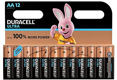 Duracell Ultra AA Batteries, Pack of 12