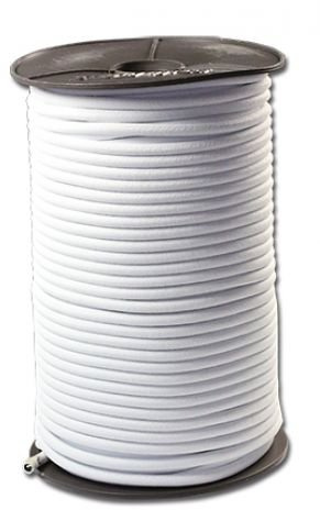 20 Meter Expander-seil 8mm Weiss + 10 Spiralhaken