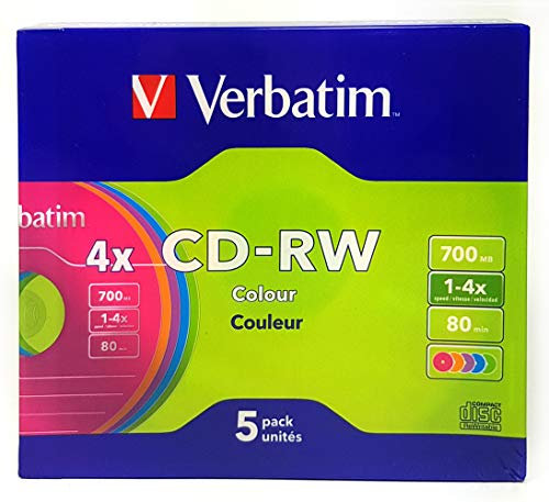 Verbatim CD-RW 700MB 2-4x Colour