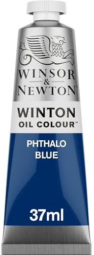 Winsor & Newton Winton Oil Color, 37ml Tube, Phthalo Blue