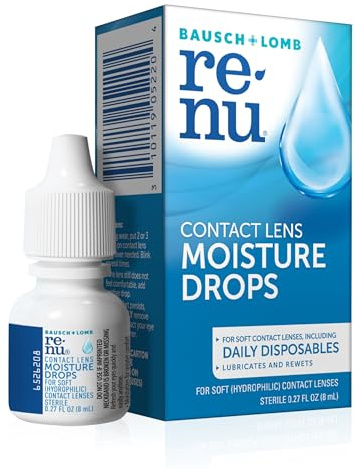 Renu Lubricant Rewetting Eye Drops for Contact Lenses, 0.27 Fl Oz