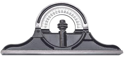 Starrett CPR-1224S Umkehr-Winkelmesserkopf aus Gusseisen für Kombinationswinkel, Kombinationssätze und Winkelmesser