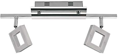 LED Strahler Spot - Wandleuchte Theo 2 flammig Deckenbalken Spotleuchte mit LED 2x6,4Watt.