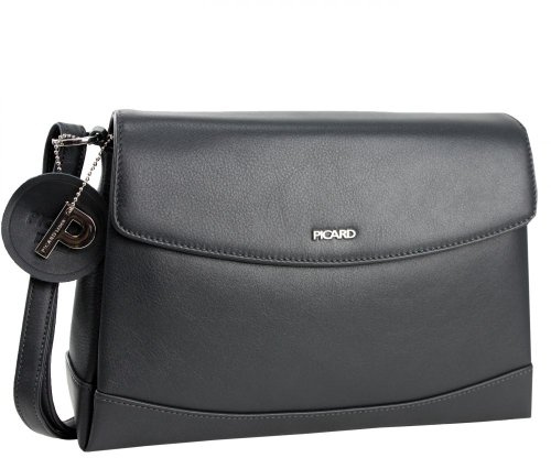 Picard Damen Schultertasche REALLY aus Echtleder Mittel | mit Magnetverschluss | Schultertasche | Alltag
