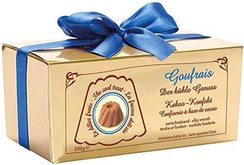 Goufrais Choklad kakaokonfekt, finaste gugelhupf, praliner, choklad, presentset, tryffelchoklad, konfekt, pralinlåda 500 g