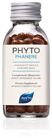 Phyto Phytophanere Integratore Alimentare Naturale Fortificante per Capelli e Unghie, Adatto a Tutti i Tipi di Capelli, Confezione da 90 Capsule (imballaggio può variare)