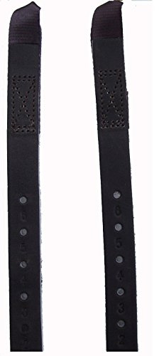 Thorowgood Saddle Replacement Leather Girth Straps & Girth Guards1 Pair Black Or Brown Easy DIY Replacement