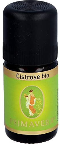 PRIMAVERA Ätherisches Öl Cistrose bio 5 ml - Aromaöl, Duftöl, Aromatherapie - ausgleichend, pflegend, erdend - vegan