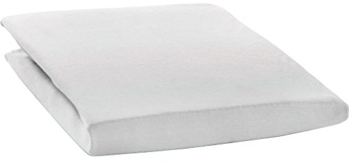 Estella Mako Jersey Spannbettlaken 120/200 weiß