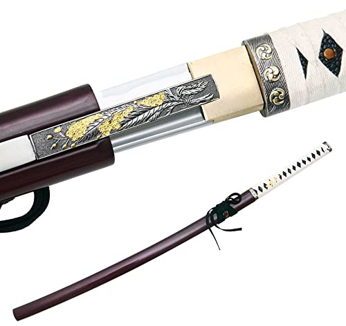 R.B. Trading Katana Shirasaya Tenge - Schwert, Gold, 1060 Kohlenstoffstahl