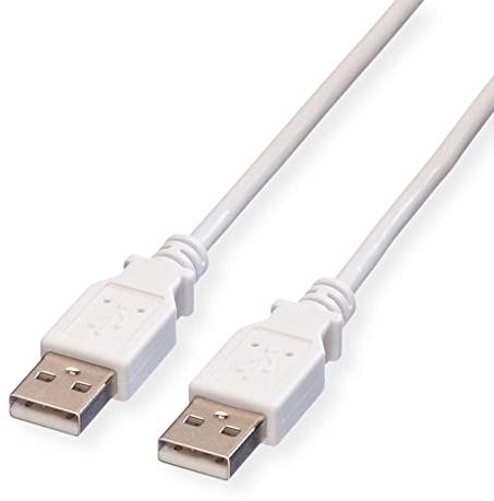 ROLINE USB 2.0 Cable, Type A-A, 1.8 m cavo USB 1,8 m USB A Bianco