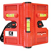 Kapro - 340 Postrite Post Level - Adjustable Folding Post Level - For Use on Posts and Pipes - Includes Strap and 3 Vials - Magnetic