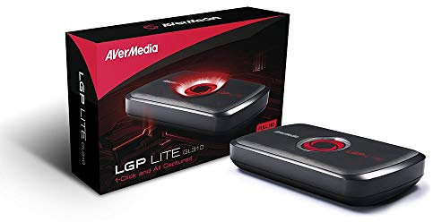 AVerMedia Live Gamer Portable Lite, YouTube et Twitch, Lecture en continu et capture de jeu, PS4, Xbox One, HD 1080p, Latence ultra faible, USB, Codage matériel H.264 (GL310)