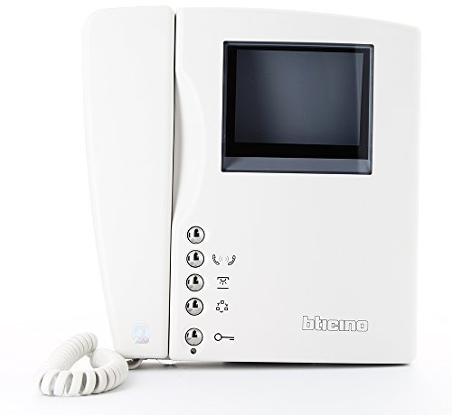 BTicino 344832 Videocitofono Swing con Monitor, Bianco/Nero
