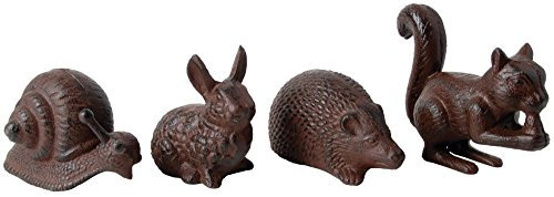 Esschert Design Gartenfigur, Skulptur Motiv Verschiedene Tiere, 1 Stück, Sortiert, Größe L, ca. 15 cm x 5,9 cm x 12 cm