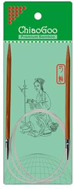 ChiaoGoo Circular Needle Bamboo 80cm 6.50mm Patina - 1pc