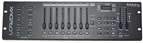 Ibiza Light - Contrôleur DMX 192 canaux 12 effets LC-192DMX