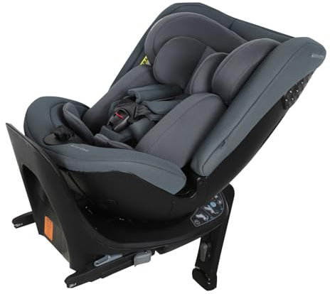 Maxi-Cosi Spinel 360 Plus i-Size, Silla coche bebé giratoria 360°multiedad, Digital Safety Indicator, 0-12 años (40-150 cm), Protección contra impactos laterales G-CELL, ClimaFlow, Authentic Graphite