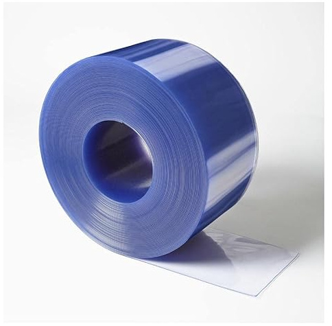 Strip Curtains Direct PVC Door Strip/Strip Curtain - 200mm x 2mm x 50m ROLL Clear - Warehouse Coldroom Chiller Butcher