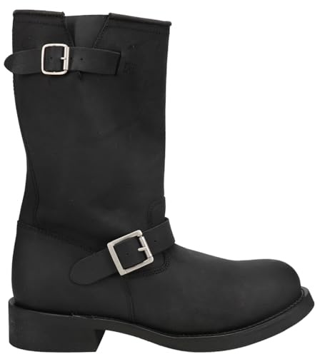 Dingo Boots Mens Rob Pull On Boots Mid Calf - Black - Size 9 D