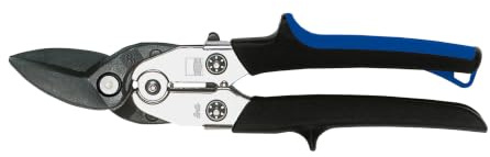 BESSEY Erdi Figurenschere D27L | 260 mm | 40 mm linksschneidend | Präzise Figurenschnitte dank Mikroverzahnung für sicheren Halt und saubere kontrollierte Schnittführung
