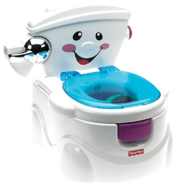 Fisher-Price - La Mia Prima Toilette, Vasino per Bambini con 2 Diverse Modalità di Utilizzo e Tanti Dettagli Realistici, P4328