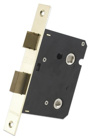 ZBC64PVD 63mm Mortice Bathroom Lock Polished Brass From The Door Handle Store