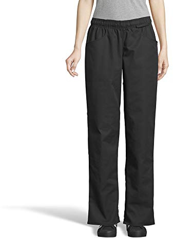 Uncommon Threads Women’s Chef Pant, Black, 2XL 4101-0106