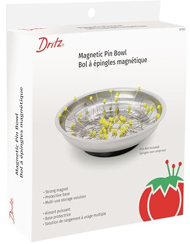Dritz Longarm magnetisk nålskål, silver