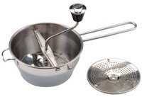 Pasapurés (, 20 cm, con 3 discos Pasapurés, acero inoxidable 18/10
