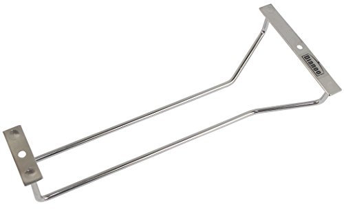 Dianoo 27 cm wine glass racks, stemware racks, stainless steal bar home cup glass holder, wine glass rack hanger, under cabinet wine glass stemware frame, 1 row