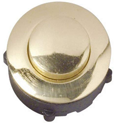 Heidemann 70095 Klingeltaster 1fach Gold 24 V/1 A