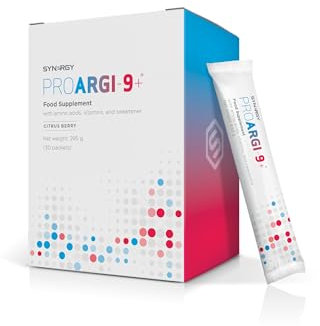 Synergy Worldwide ProArgi 9+ 30 porciones | Suplemento de 5000mg de L-arginina y 200mg de L-Citrulina con Vitaminas C, D3, K, B6 y B12 | Mejora la salud cardiovascular y circulatoria | 295 g