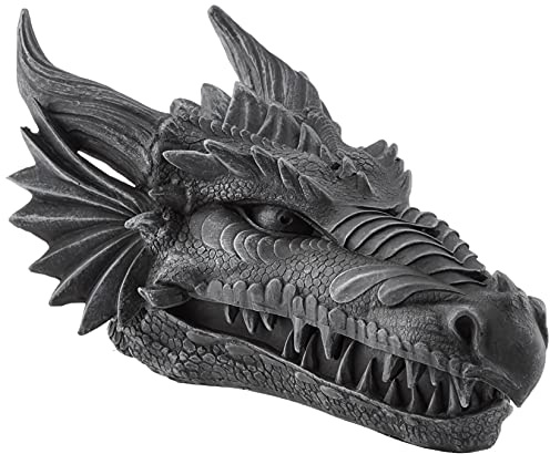 Design Toscano Stryker the Smoking Dragon Sculptural Incense Box
