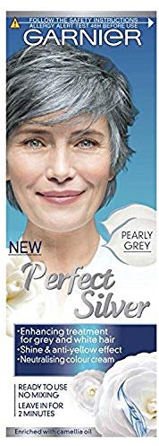 Garnier Perfect Silver neutralisierende Creme für graues Haar, grau