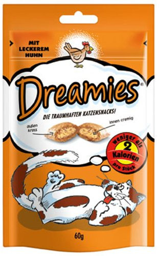 Dreamies Katzensnack Huehnchen 6er Pack (6 x 60g)
