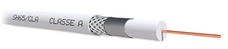 Cavo coassiale per Antenne Digitale Terrestre e Parabole | Diametro esterno 6,5 mm. | CAVO IN CLASSE A DI ALTA QUALITA' | Bobina da 100 mt.