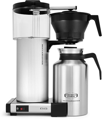 Technivorm Moccamaster 39340 CDT Grand Coffee Maker, 60 Ounce, Silver
