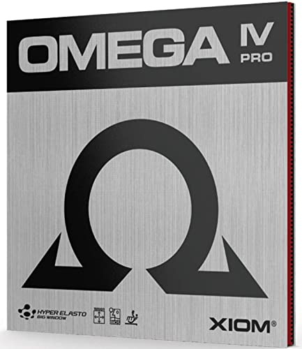 Xiom Omega IV Pro - Rivestimento per ping pong 2.0 (nero)
